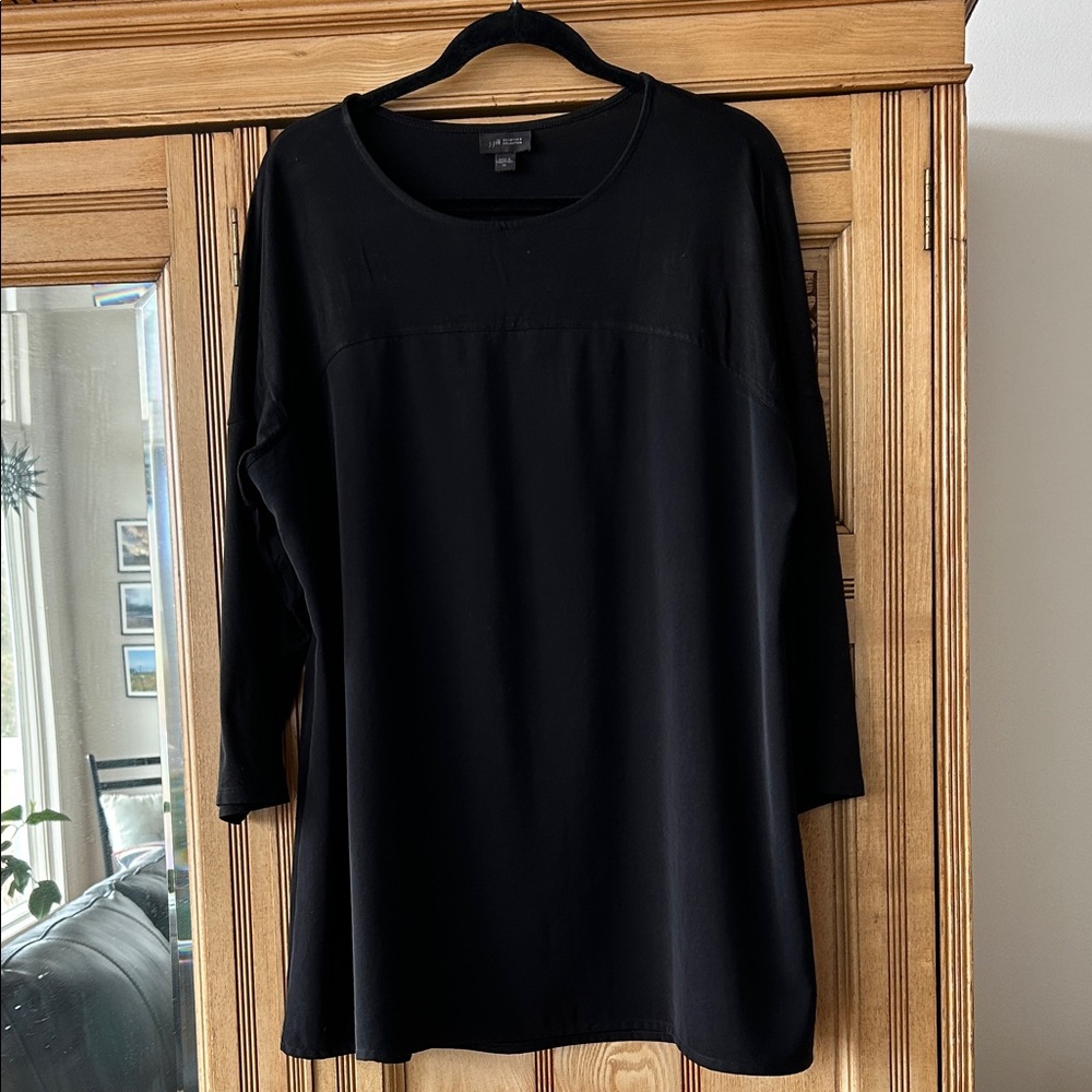 J. Jill Wearever Black Women's Top XL